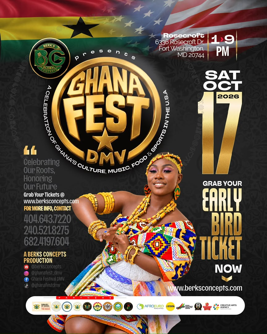 GhanaFest DMV 2026 promotional artwork