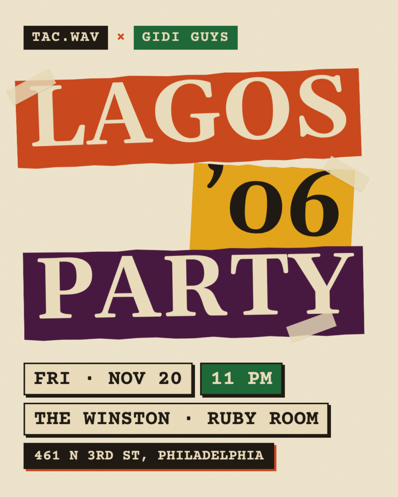 LAGOS ’06: TAC x Gidi Guys
